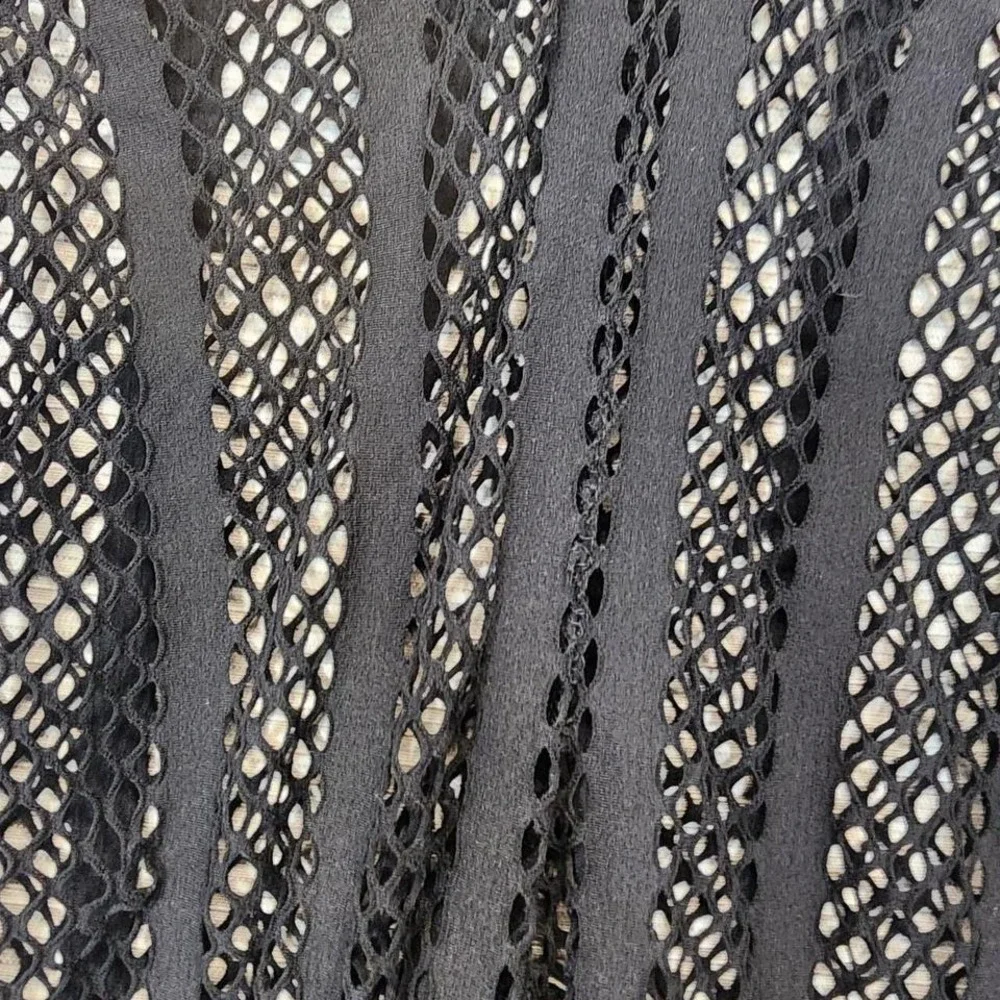 N/A black fishnet